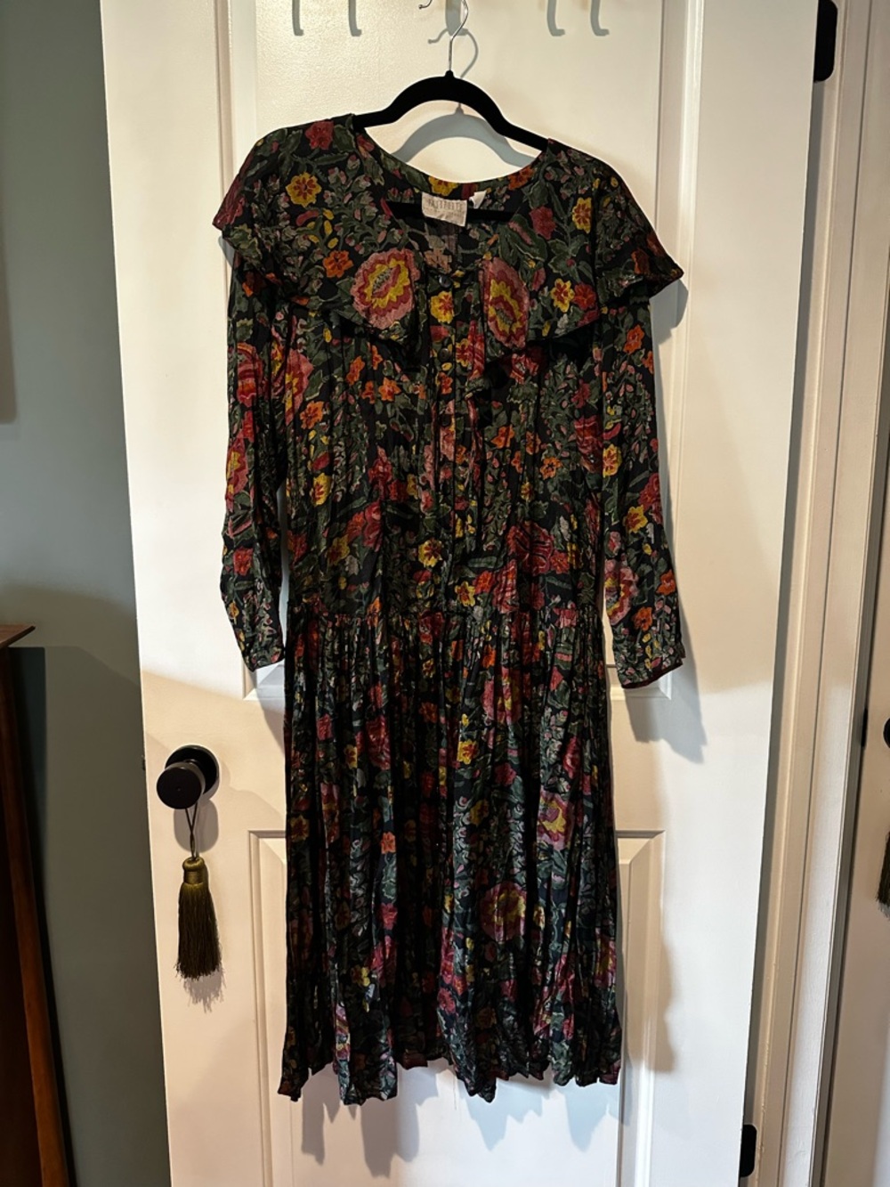 VINTAGE Passports of Pier 1 Dress - Size Large